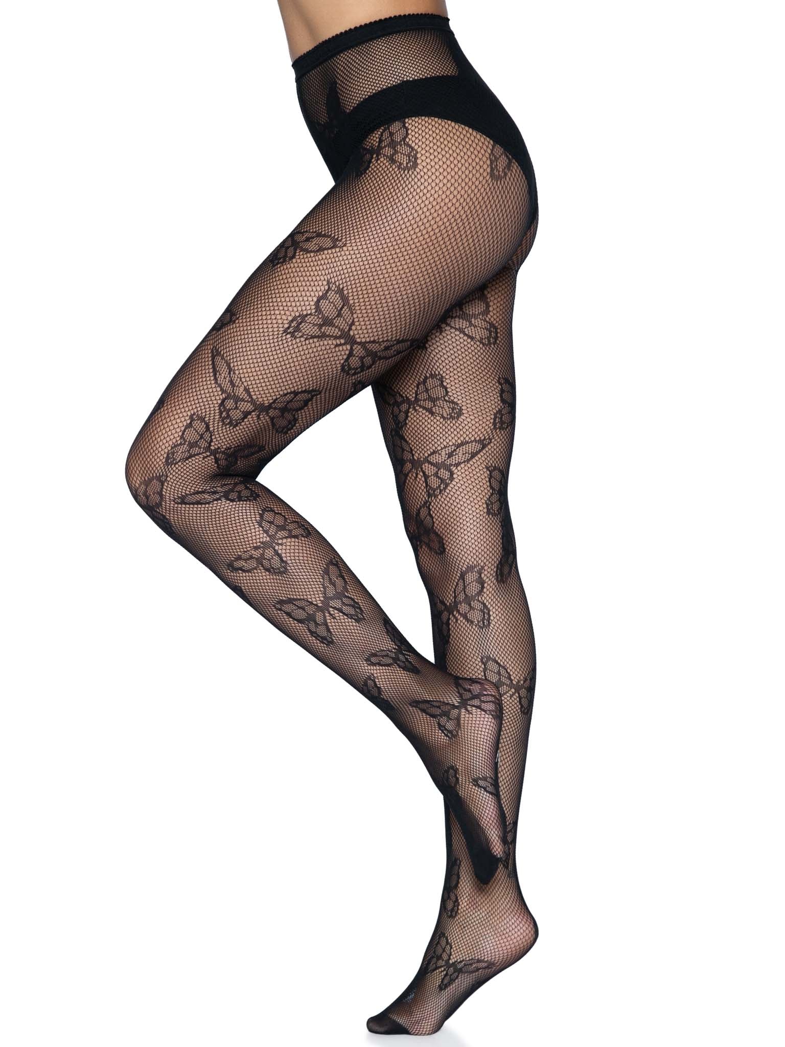 Butterfly Fishnet Tights - Image 14