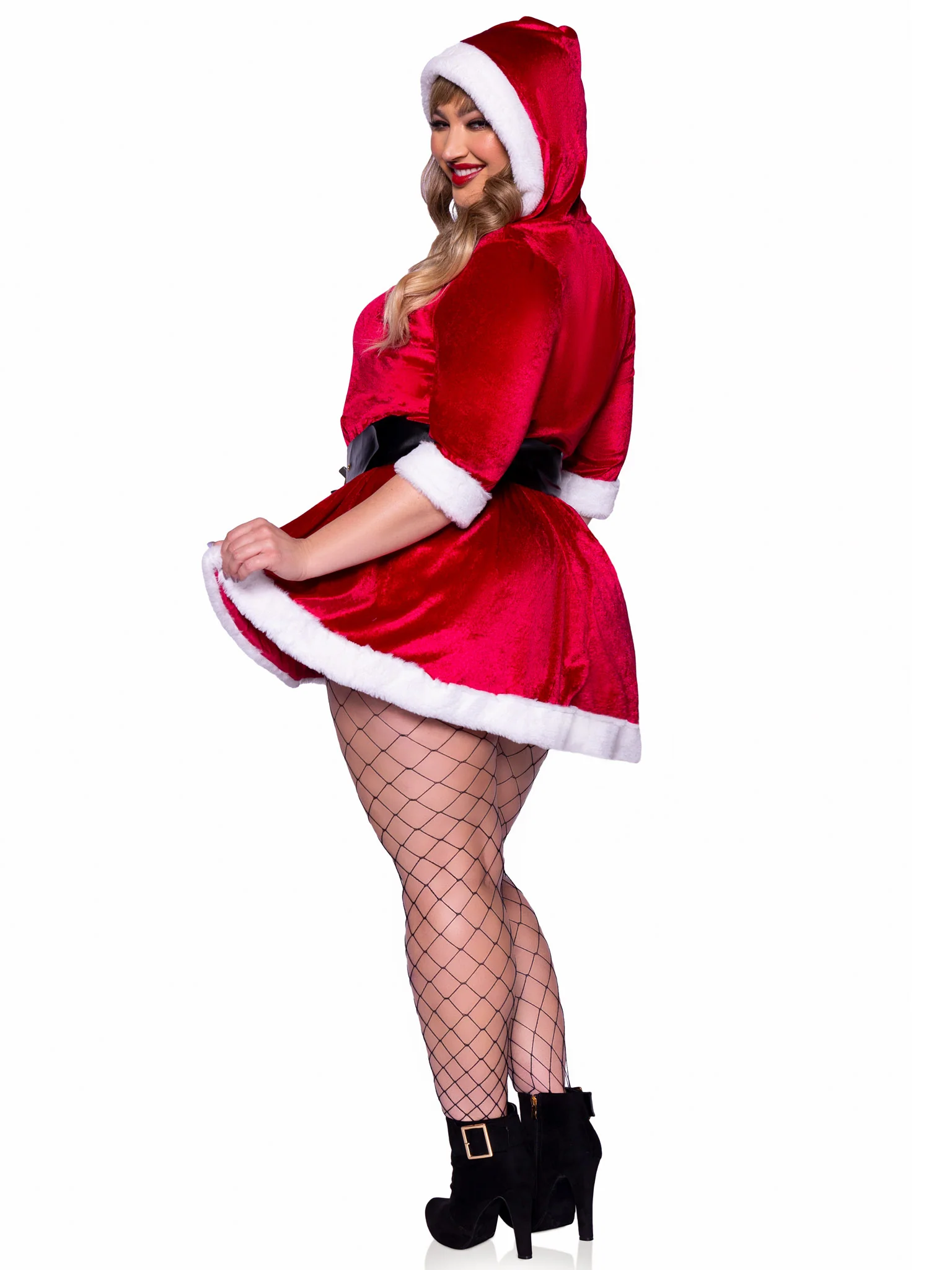 Plus Mrs Claus Costume - Image 4