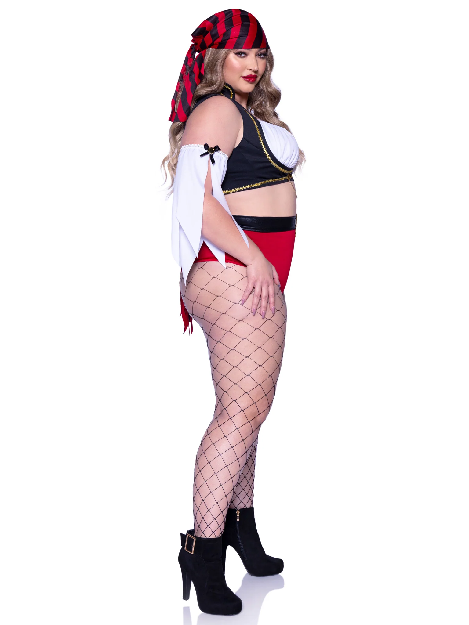 Plus Wicked Wench Pirate Costume - Image 4