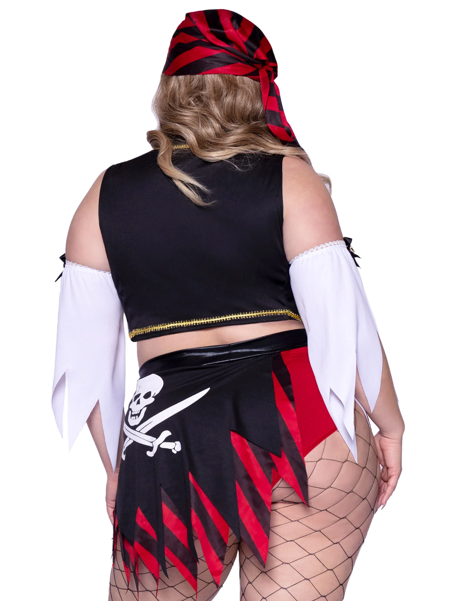 Plus Wicked Wench Pirate Costume - Image 5