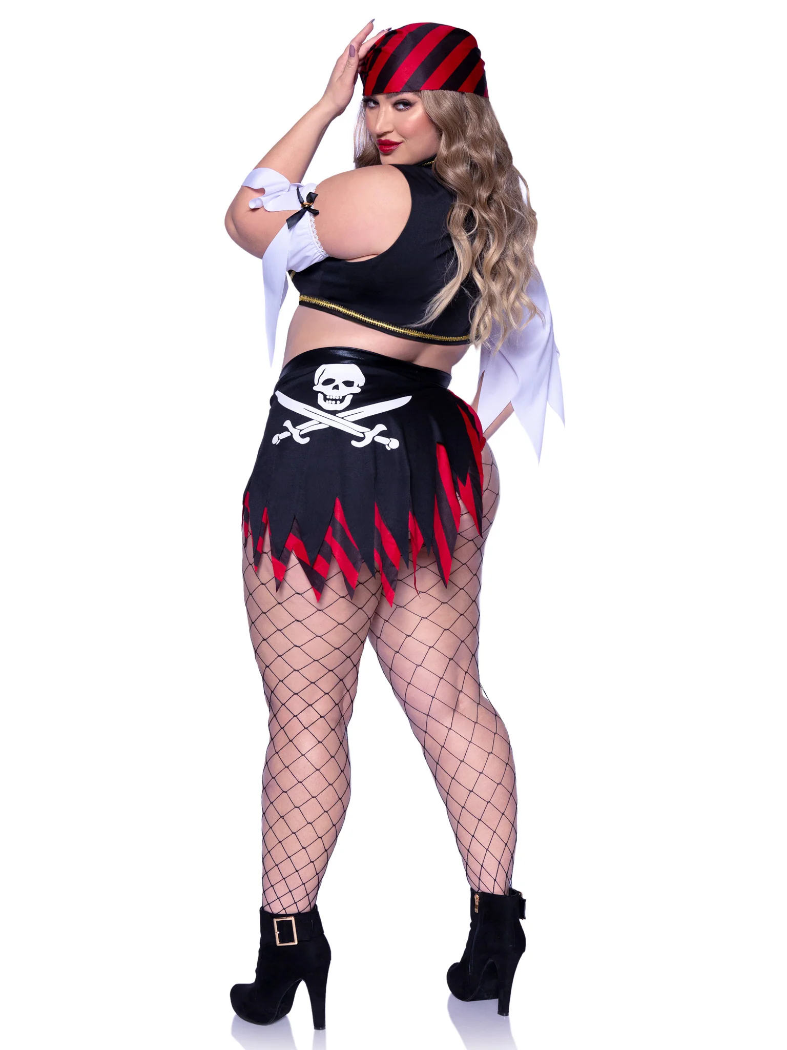 Plus Wicked Wench Pirate Costume - Image 7