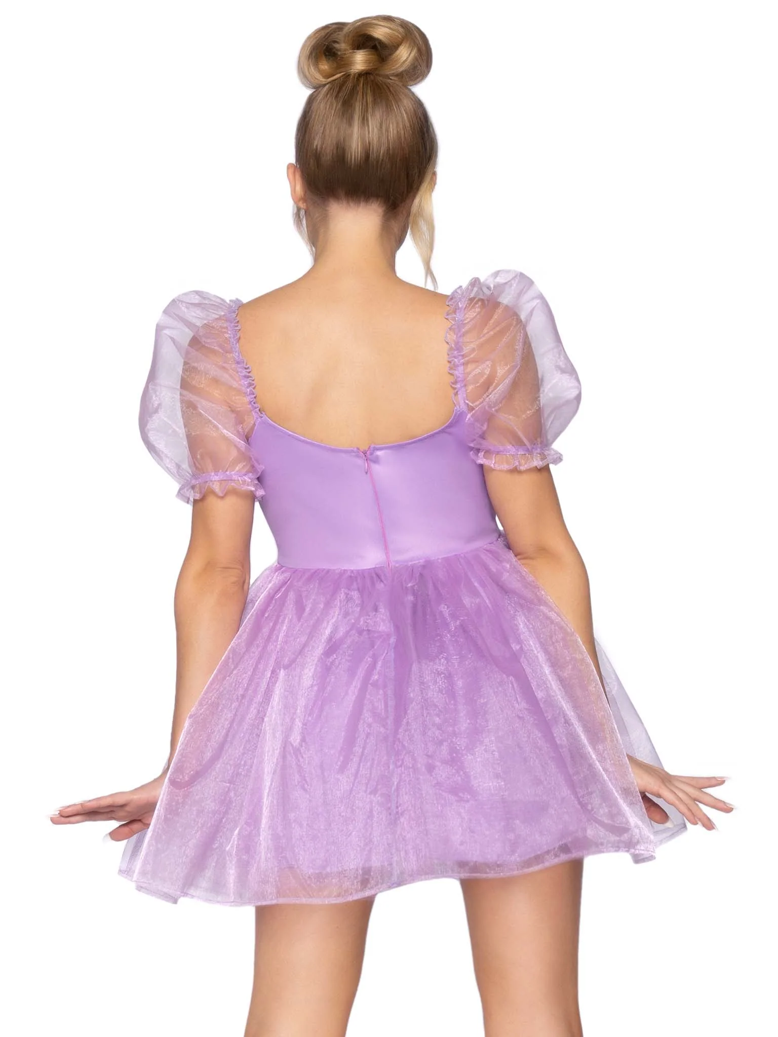 Frosted Organza Babydoll Dress - Image 7