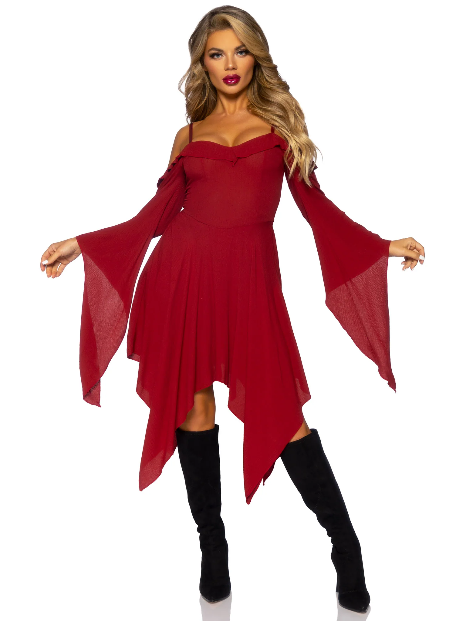 Bell Sleeved Peasant Dress - Image 14