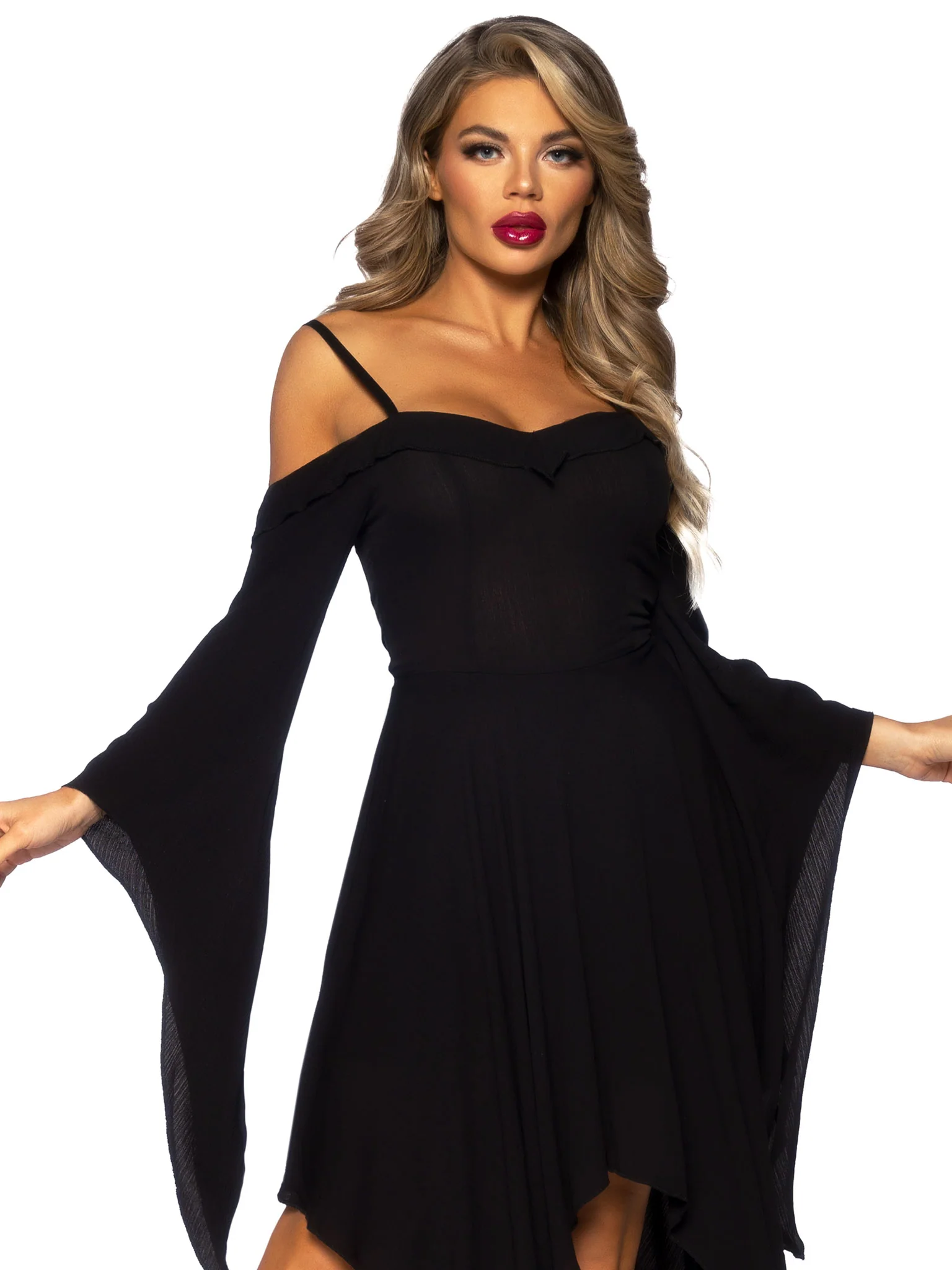 Bell Sleeved Peasant Dress - Image 5