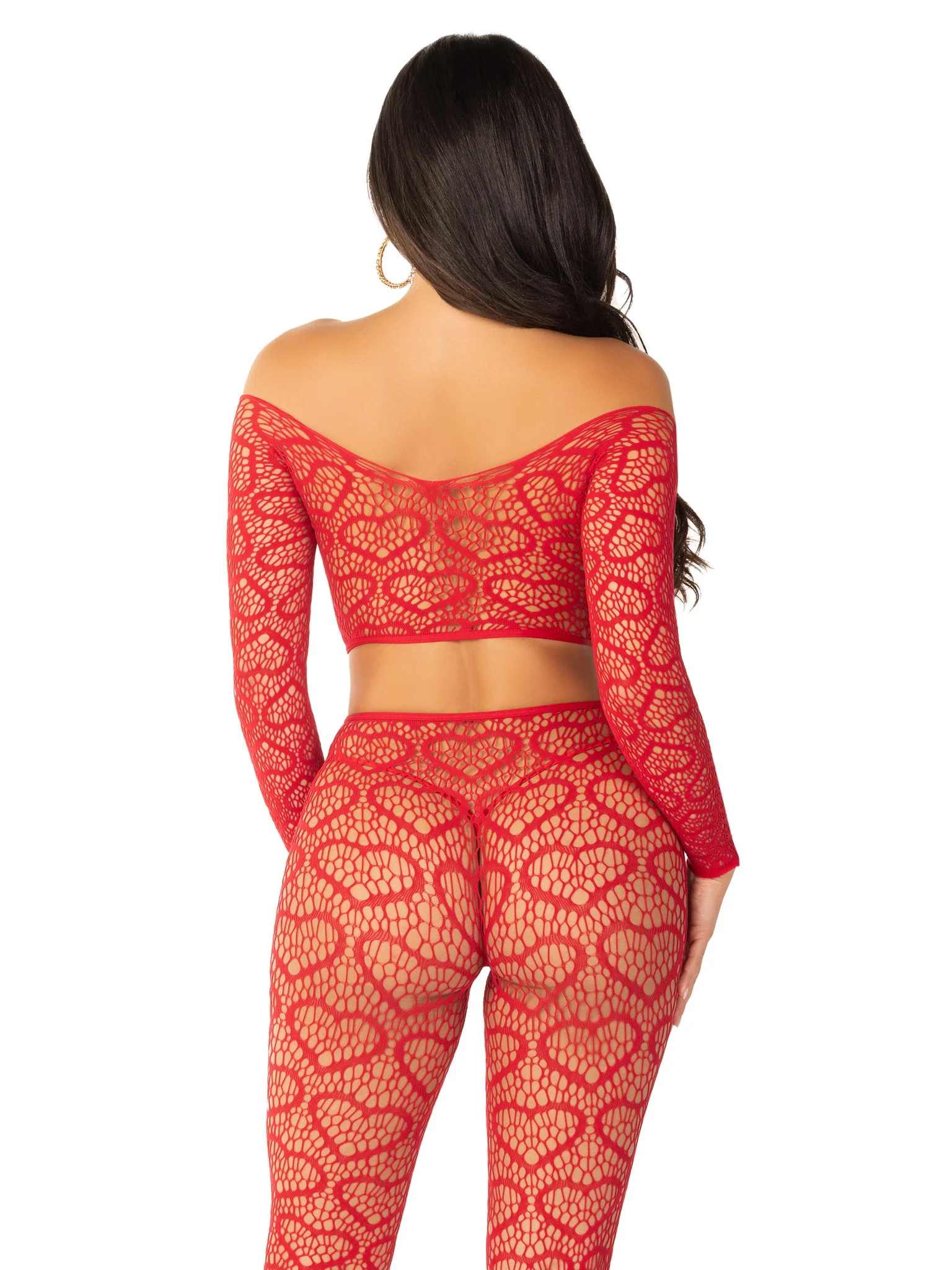 Wild Hearts Crop Top and Footless Tights - Image 8