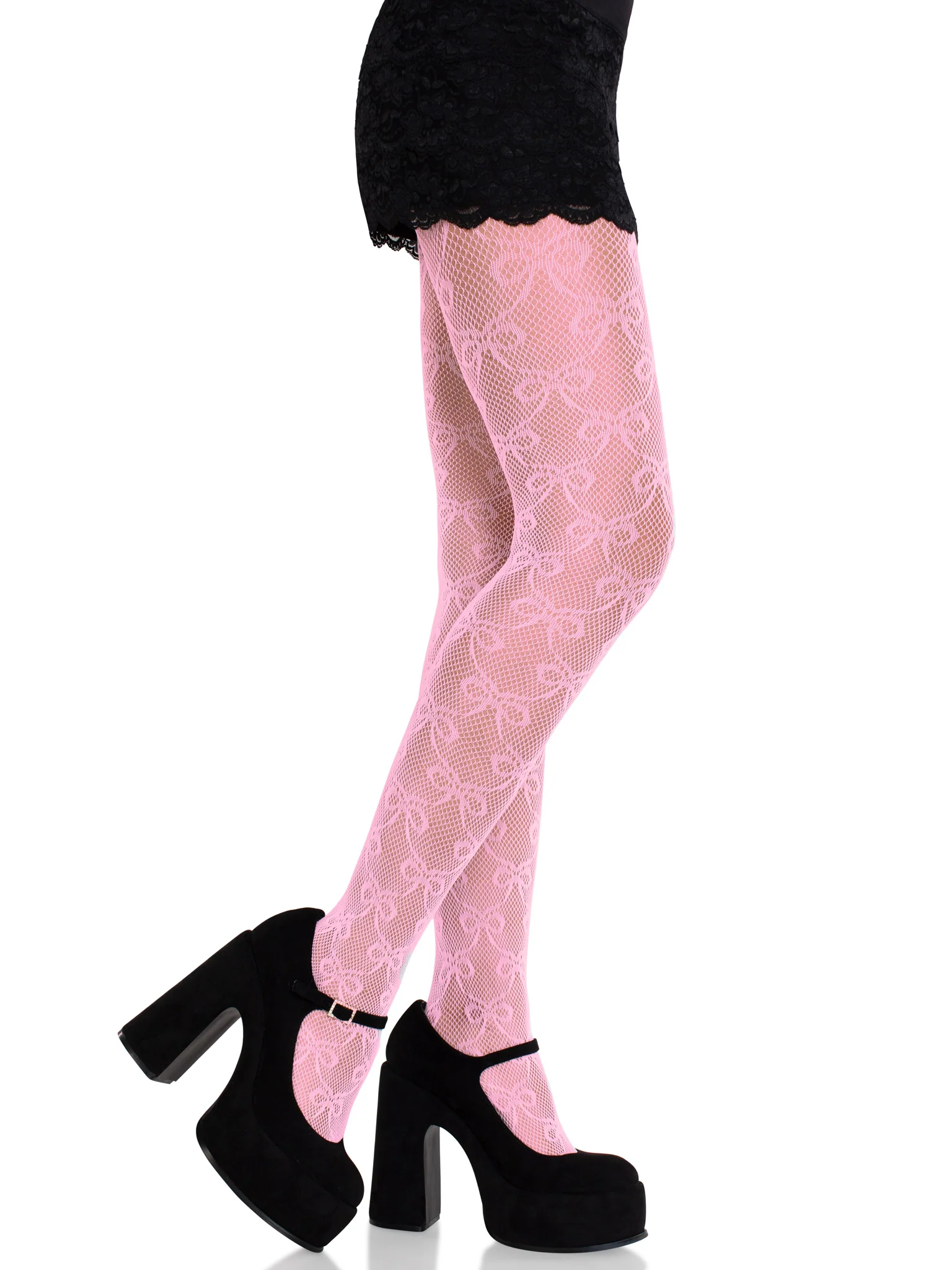 Bow Net Tights - Image 8